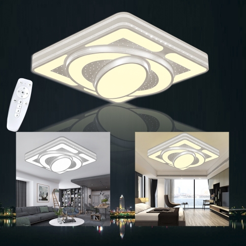 Plafon LED czarny lub biały 50x50cm 54Watt z pilotem P123